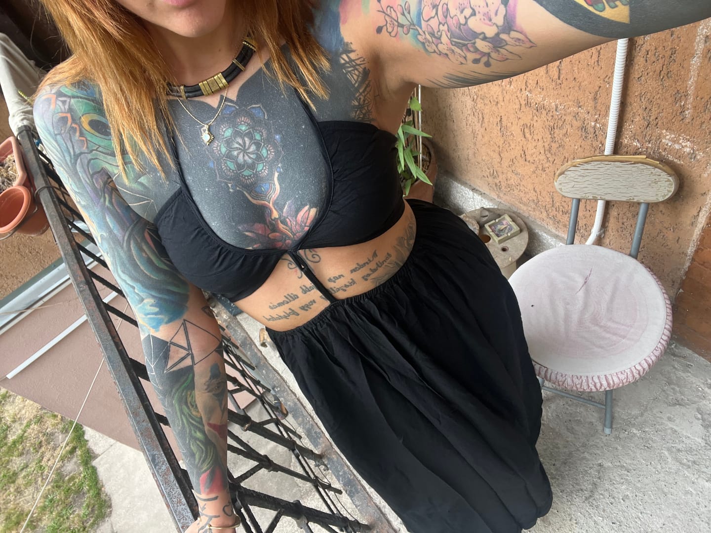 Customer photo review of Aphrodite Dress Solid Black