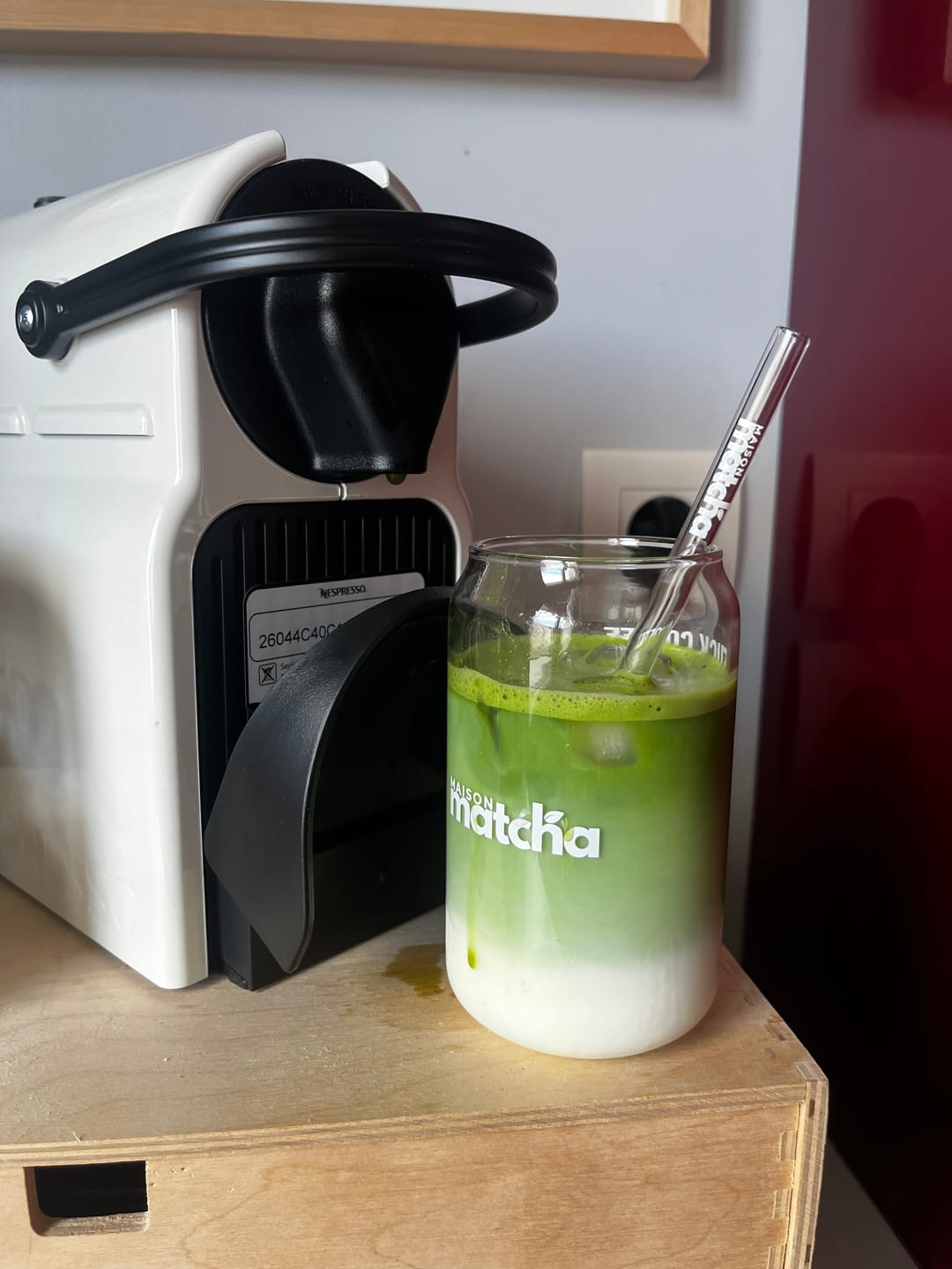 Customer photo review of Verre Maison Matcha + Paille