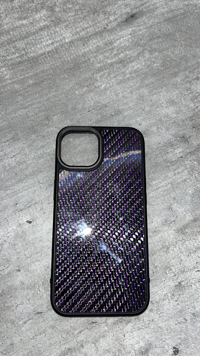Customer photo review of Carbon Fiber Case Purple