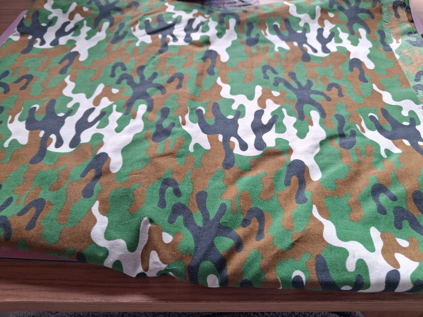 Customer photo review of Camouflage Polycotton Fabric
