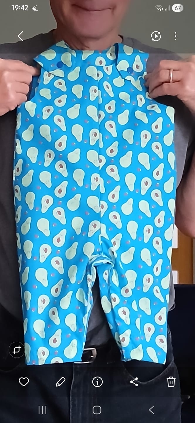 Customer photo review of Avocado Hearts Polycotton Fabric