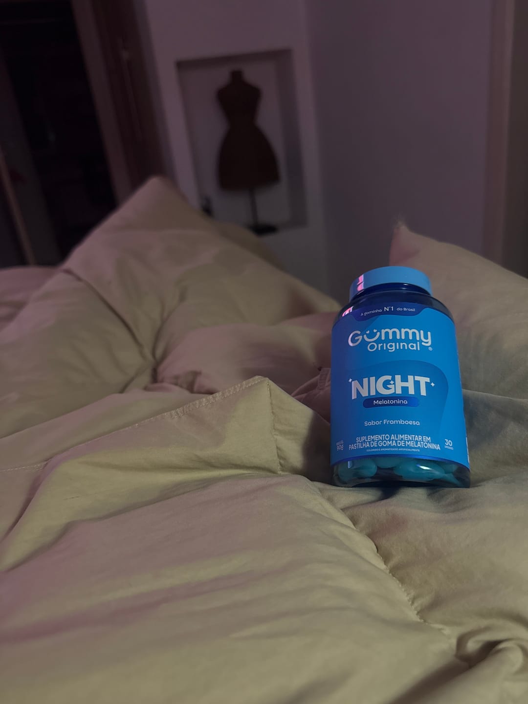 Customer photo review of Gummy Night Melatonina® - Framboesa  90 g