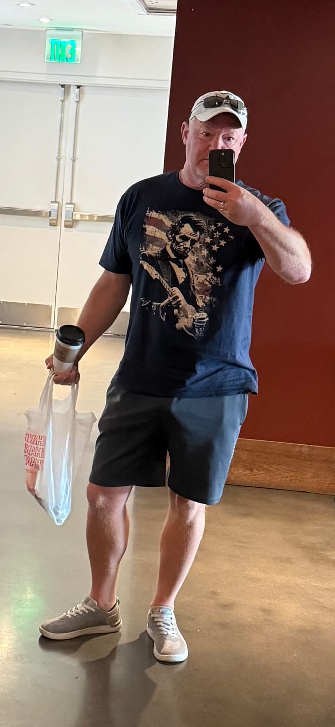 Customer photo review of Lincoln Flag T-Shirt