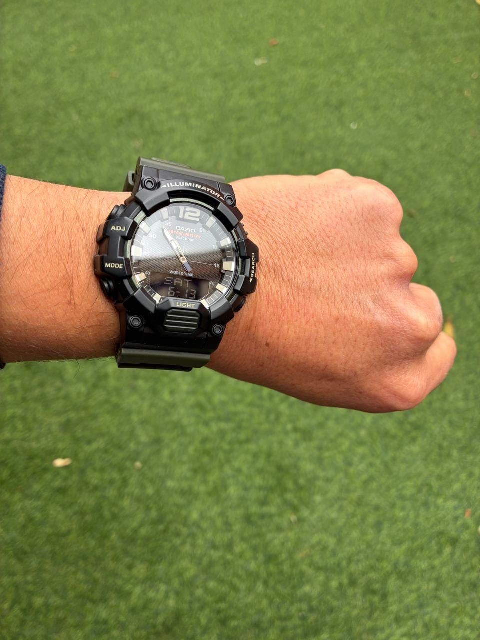 Customer photo review of Reloj Casio Análogo Digital Vintage HDC-700-3AVDF Verde