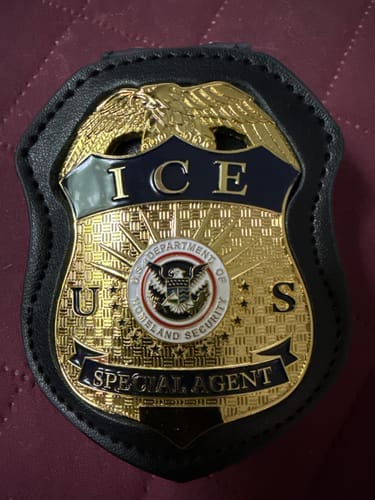 Customer photo review of 2 Ice Police Badge Set Replica Movie Props