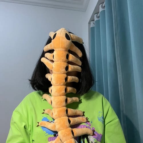 Customer photo review of Microdictyon Plush Toy – Lifelike Prehistoric Armor-Worm Stuffed Animal