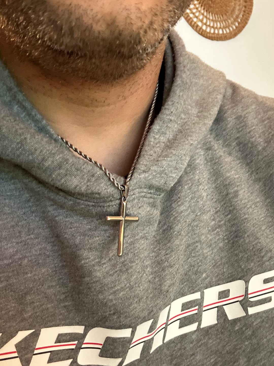 Customer photo review of Crucifix Pendant