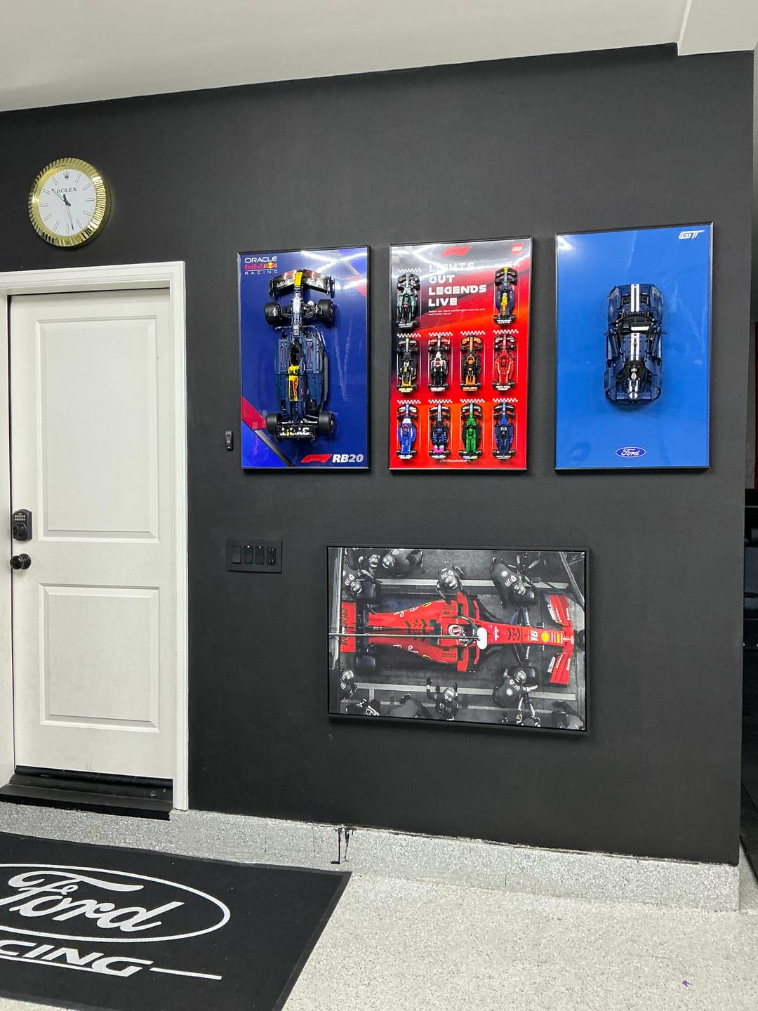Customer photo review of Formula 1 Car Pitting Red Ferrari F1 Team