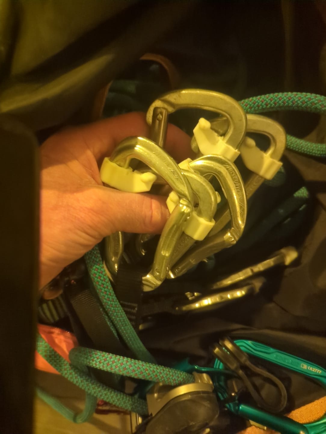 Customer photo review of Soft-Cinch - Lead Rope Solo Backfeed Preventer (5 Pack)