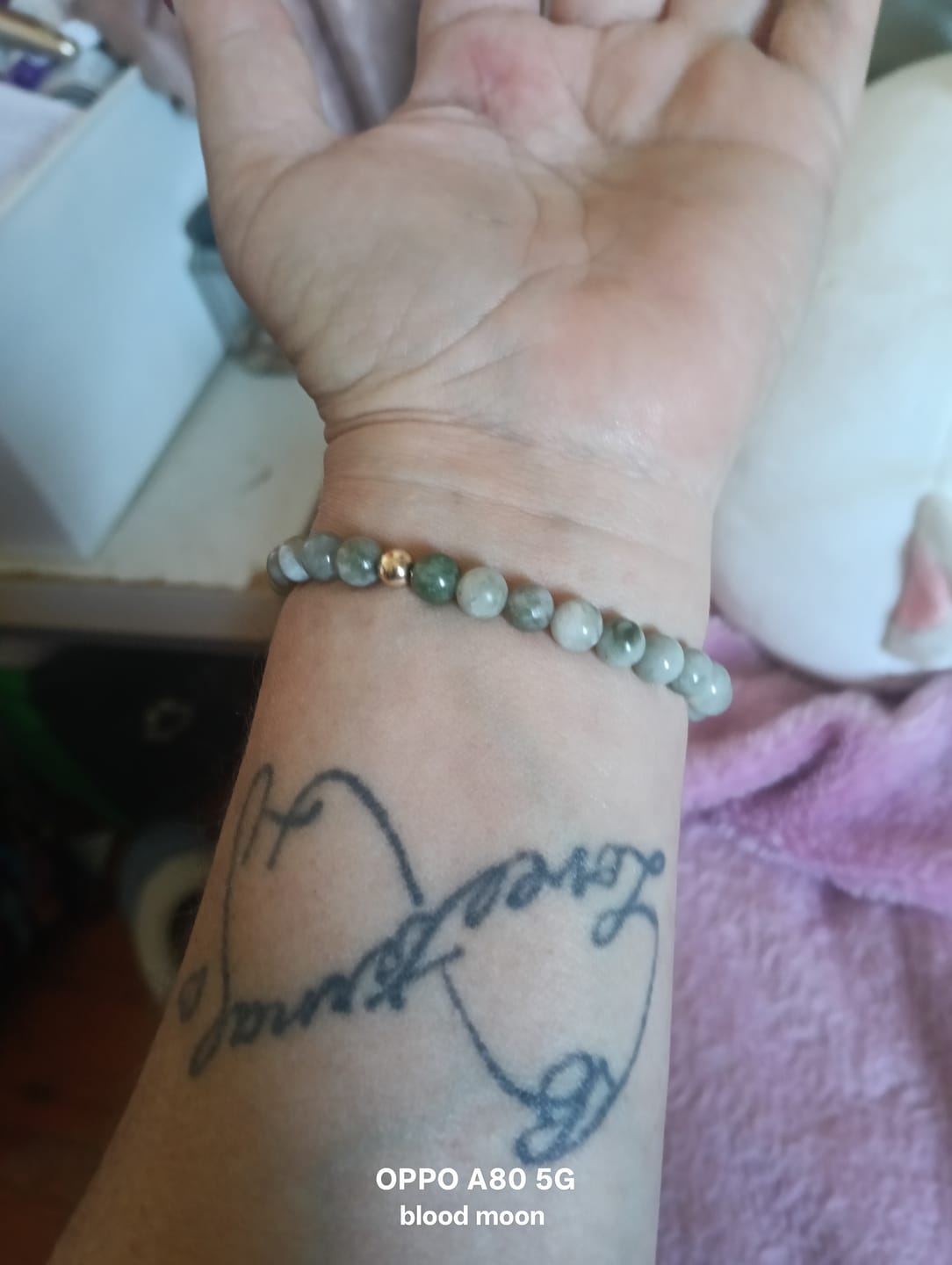 Customer photo review of Abundance Jade Power Crystal Bracelet