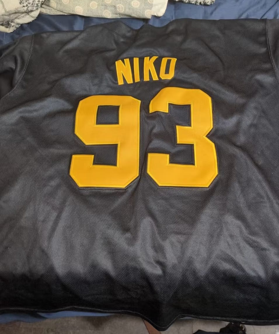 Customer photo review of Colombia Heritage Custom Baseball Jersey