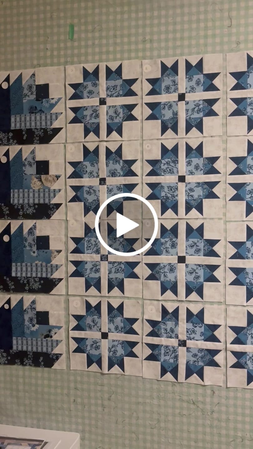 Customer video review of Beginner Block Of The Month - Petal Path Sunshine Blooms (54.5" x 68")