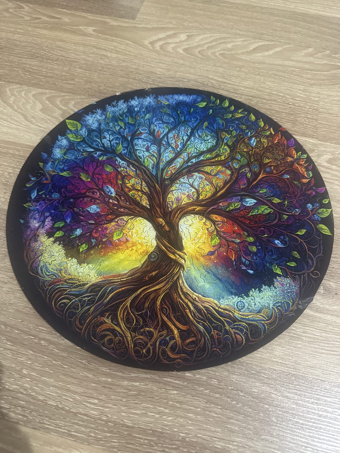 Customer photo review of Hayat Ağacı - Ahşap Puzzle