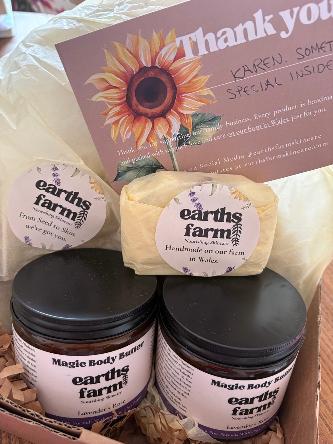 Customer photo review of Magic Body Butter - Lavender and Rose (Best Seller)