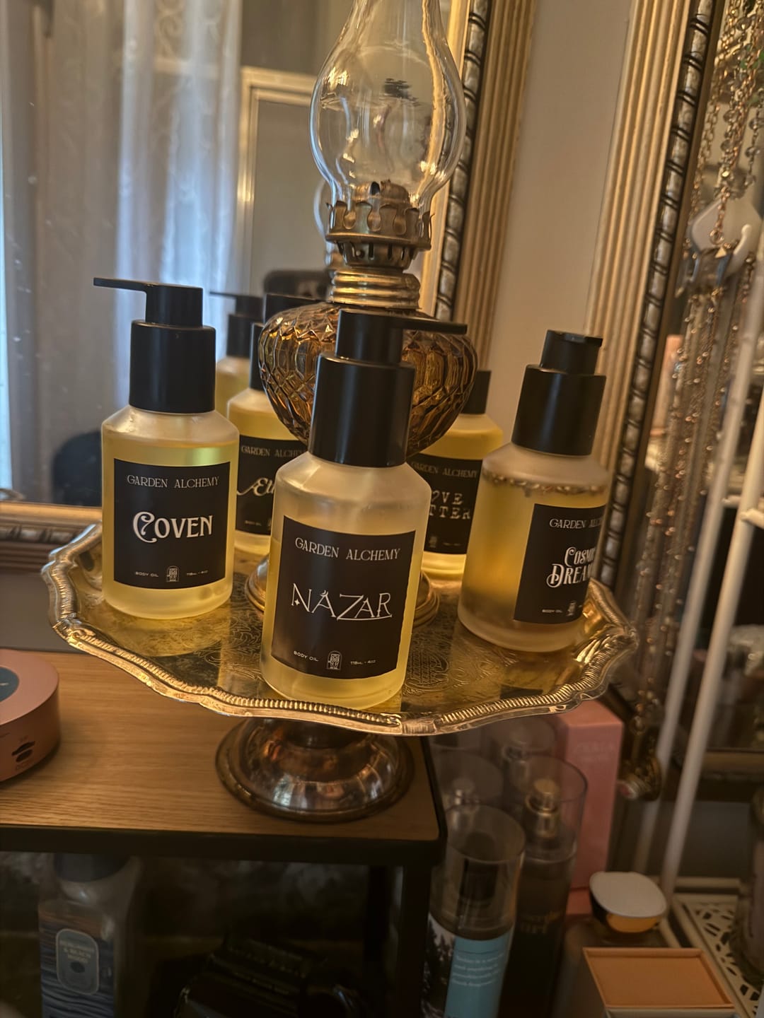 Customer photo review of COVEN BODY OIL