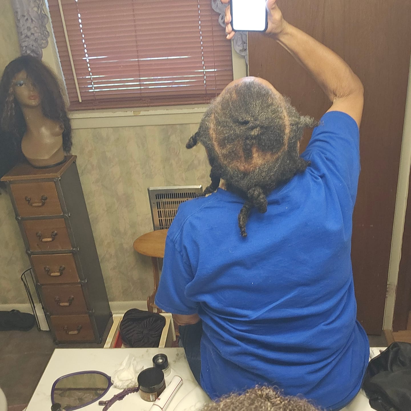 Customer photo review of Ultimate Hair Growth Bundle