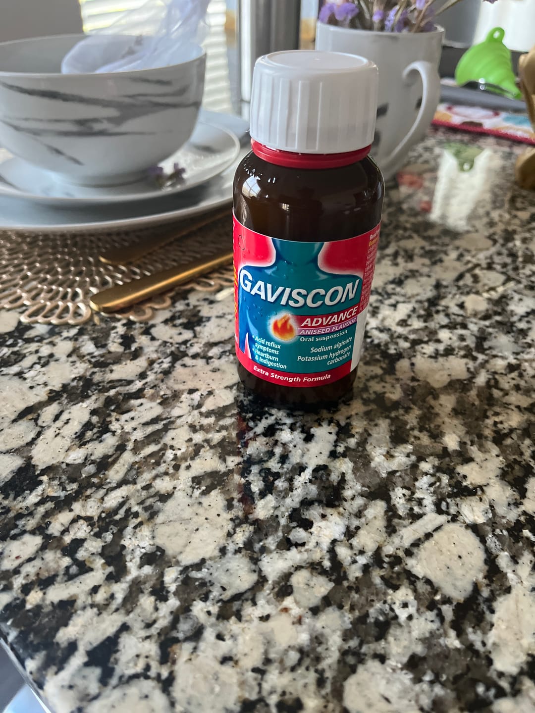 Customer photo review of Gaviscon Advance Aniseed Flavour Oral Suspension,150ml