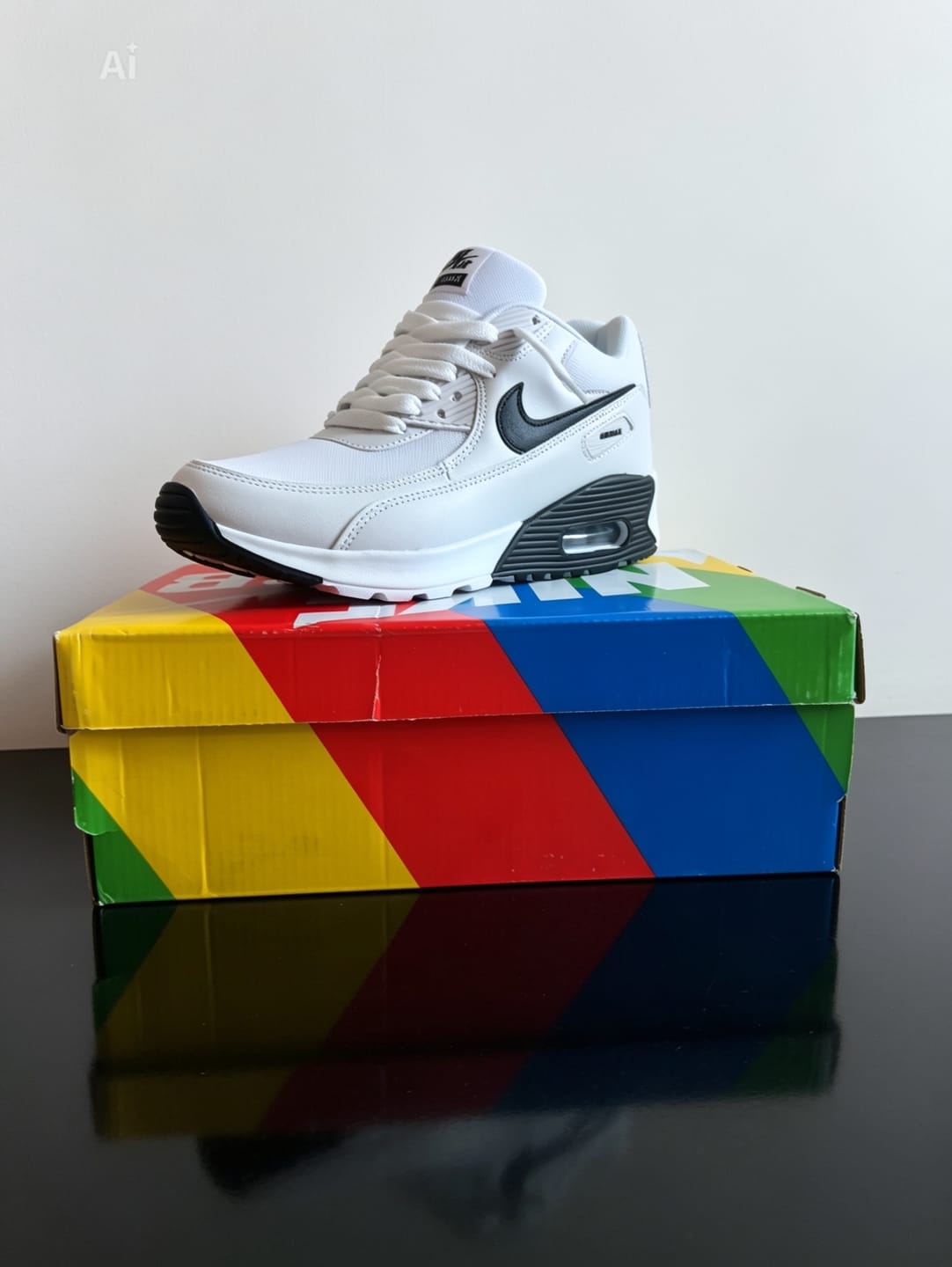 Customer photo review of Tenis Max 90 Blanco Negro