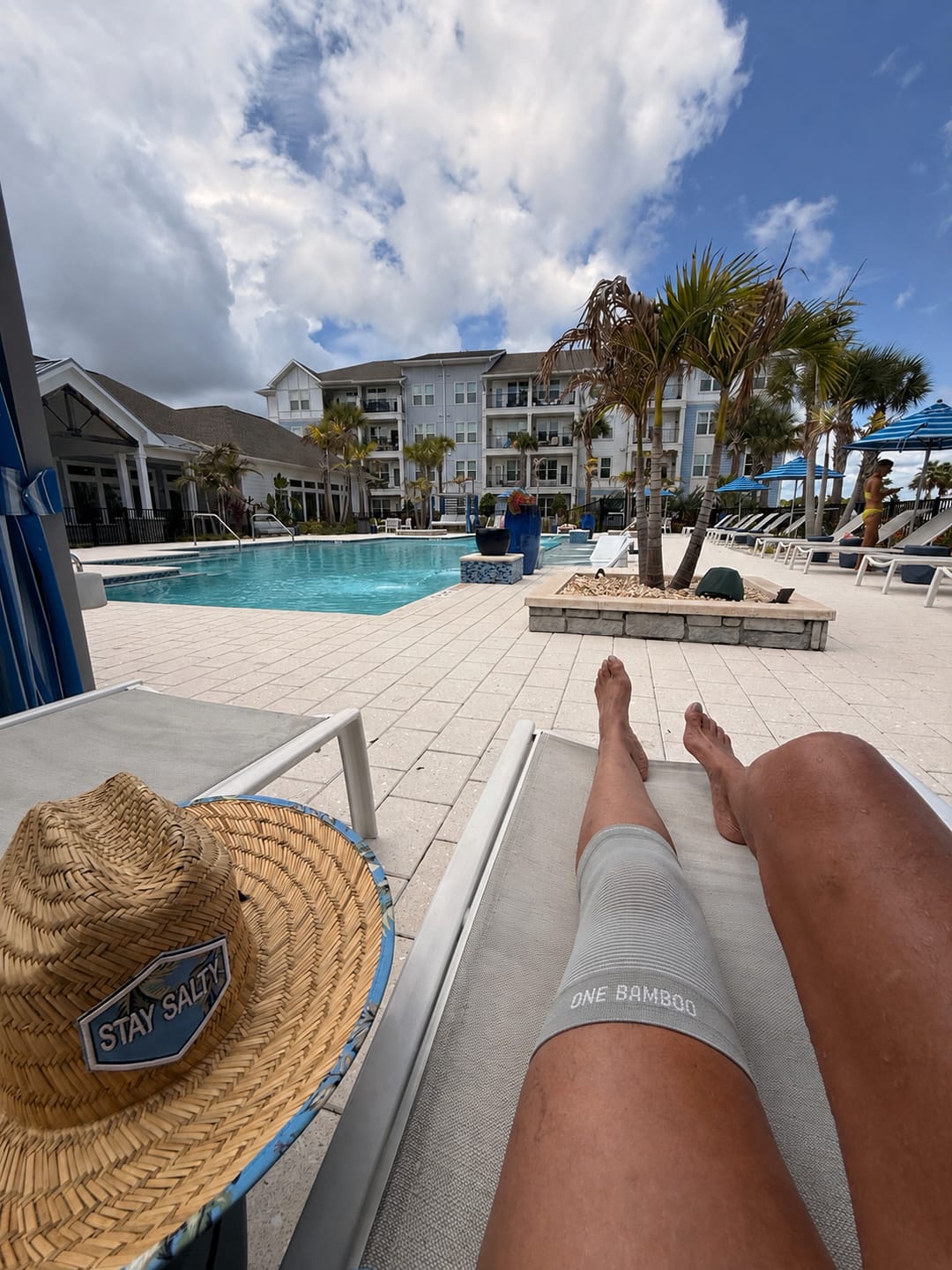 Customer photo review of Premium Bamboo Knee Sleeve (Single)