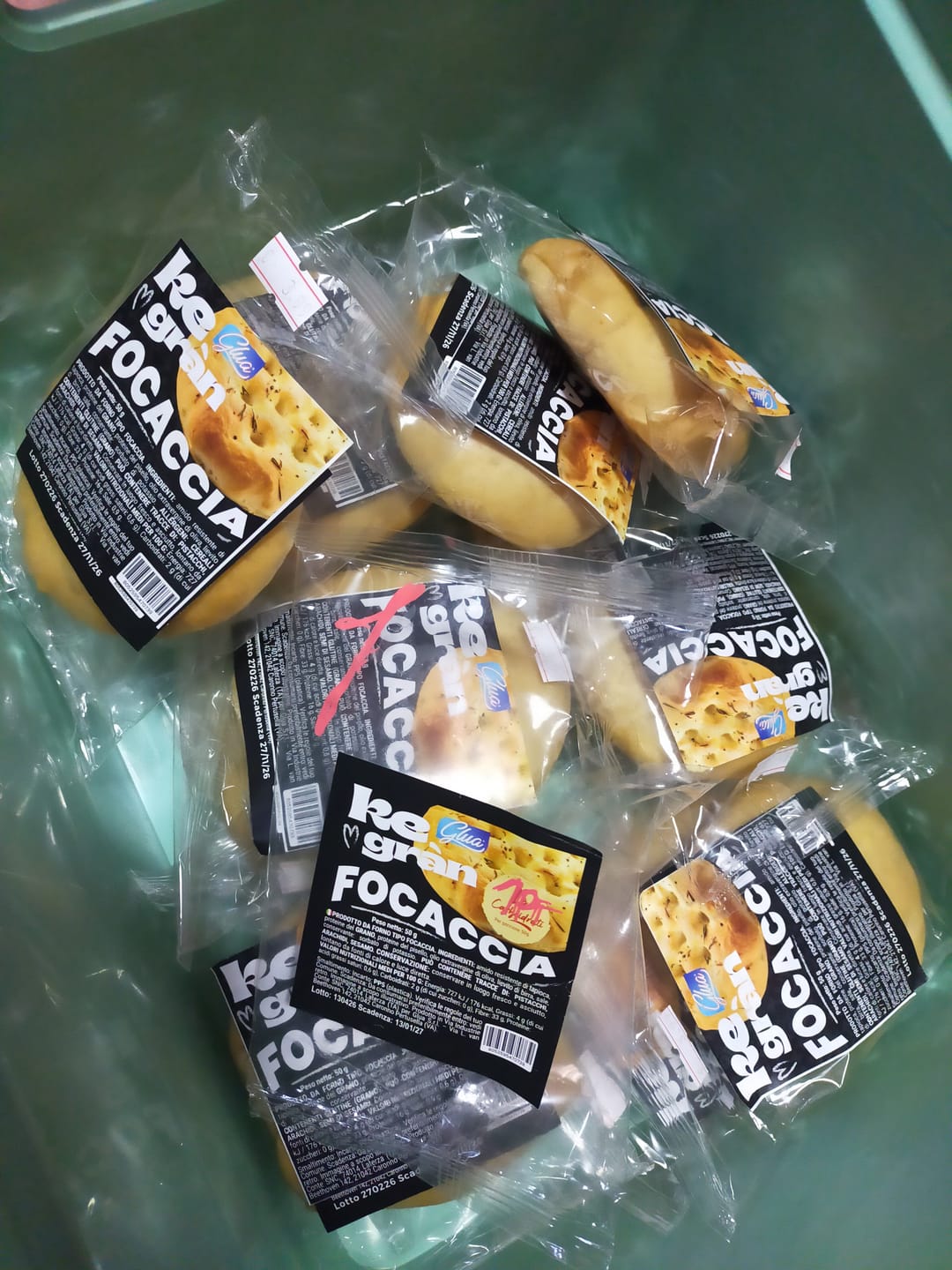Customer photo review of Kegràn Focaccia Proteica