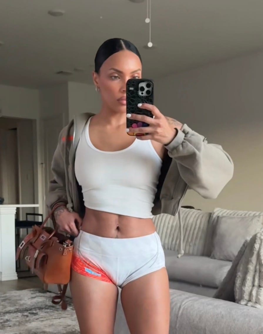 Customer photo review of Lucy Rib Top — White