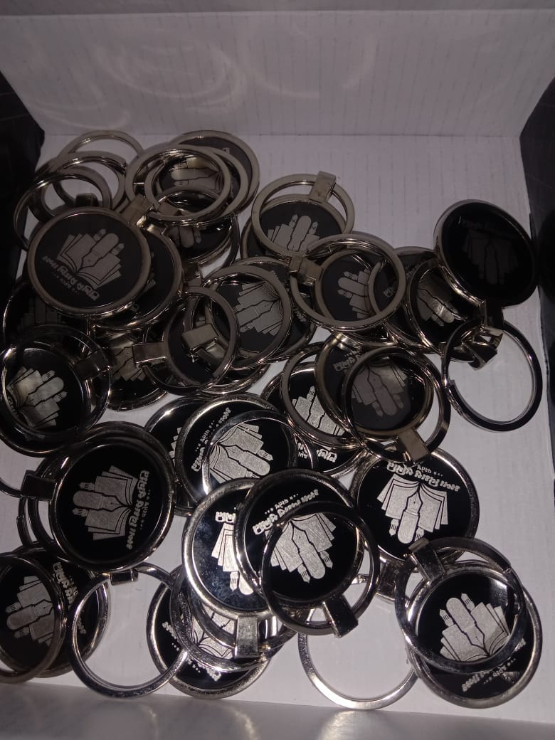 Customer photo review of Premium Metal Keychain | Best for Corporate Gifting | PrintMine.in