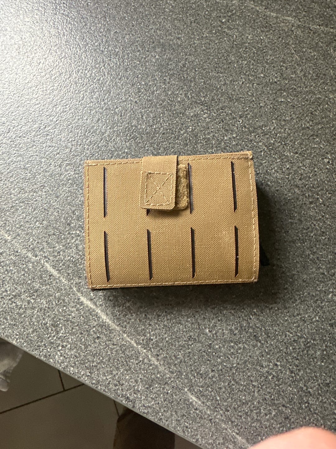 Customer photo review of Tactical Wallet MK2 - Coyote