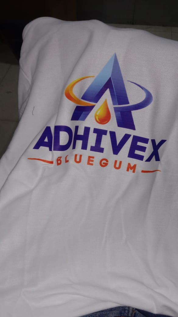 Customer photo review of Customized 100% Pure Cotton Polo T-Shirt With Your Company Logo | Order Logo Printed Tees | PrintMine.in