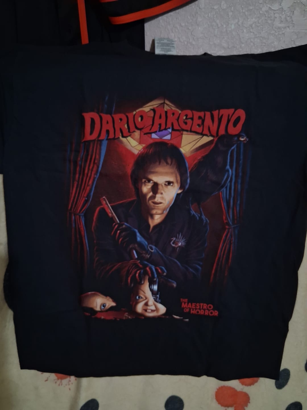 Customer photo review of DARIO ARGENTO: MAESTRO OF HORROR - T-SHIRT (COMFORT COLORS)