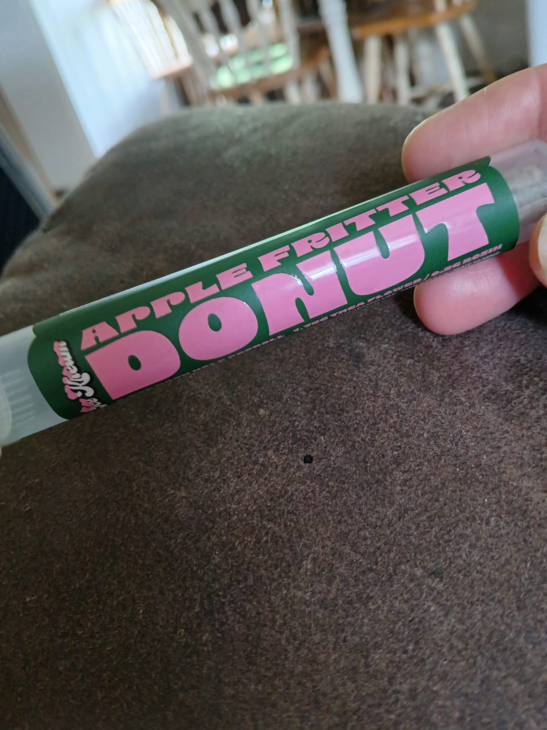 Customer photo review of THCA APPLE FRITTER DONUTS