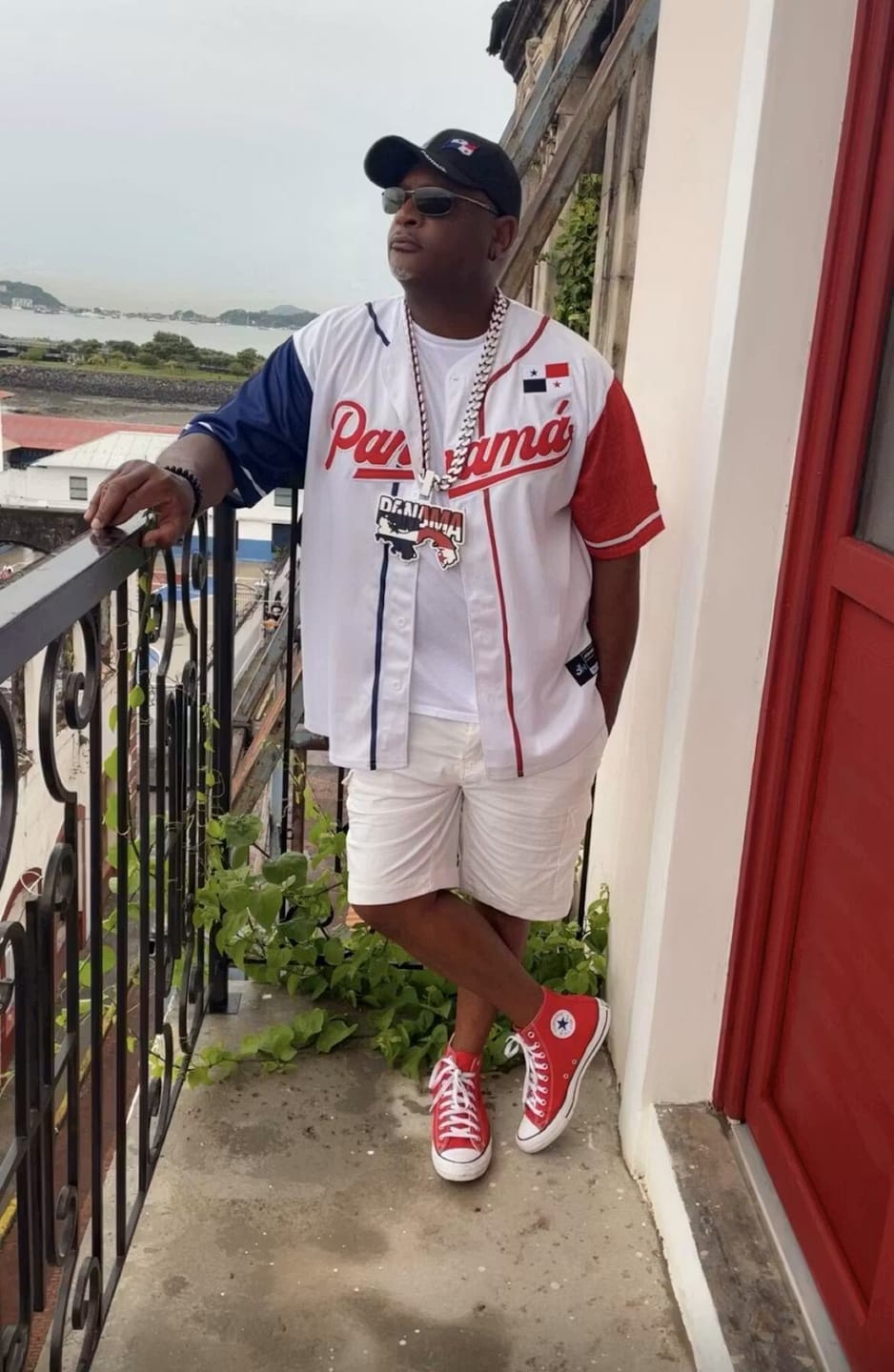 Customer photo review of Panama Heritage Custom Baseball Jersey
