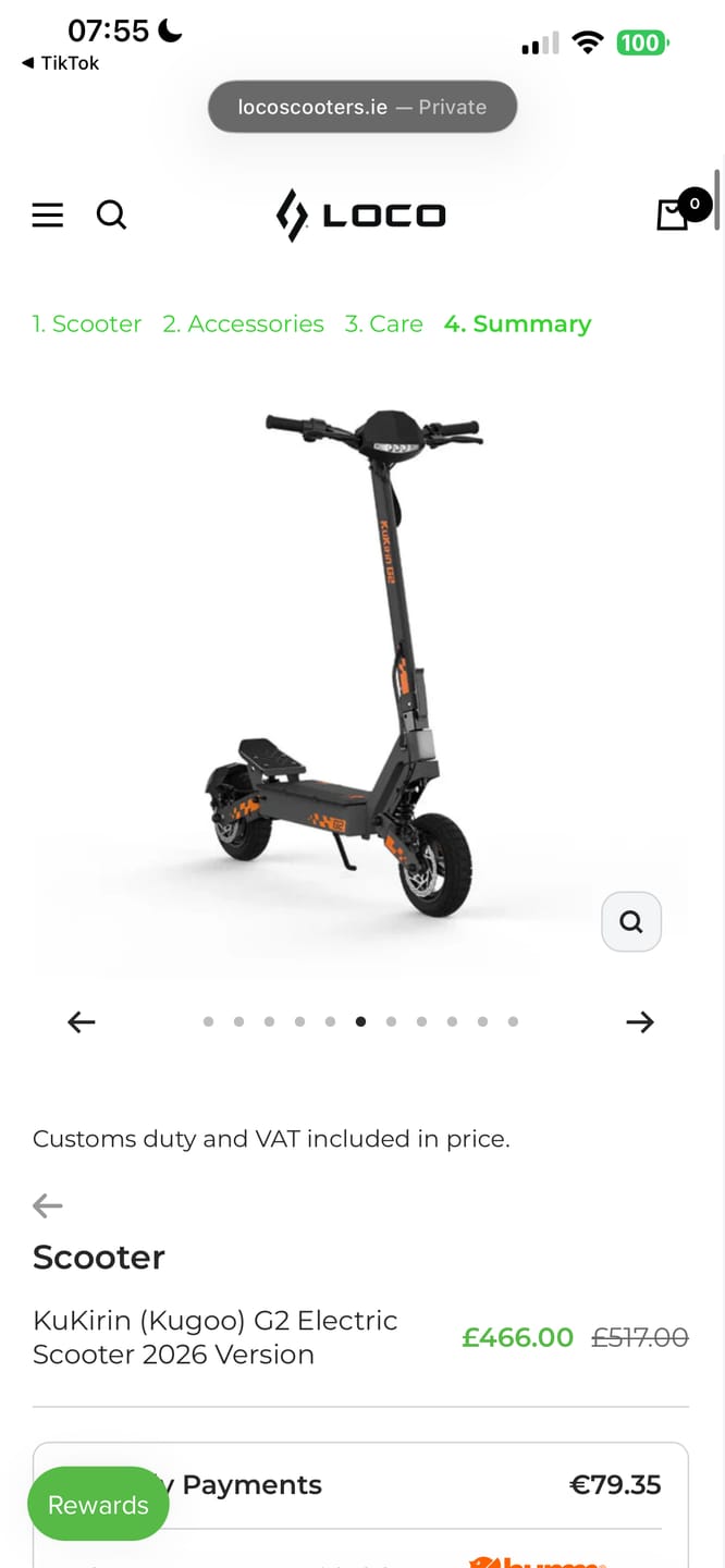 Customer photo review of KuKirin (Kugoo) G2 Electric Scooter 2026 Version