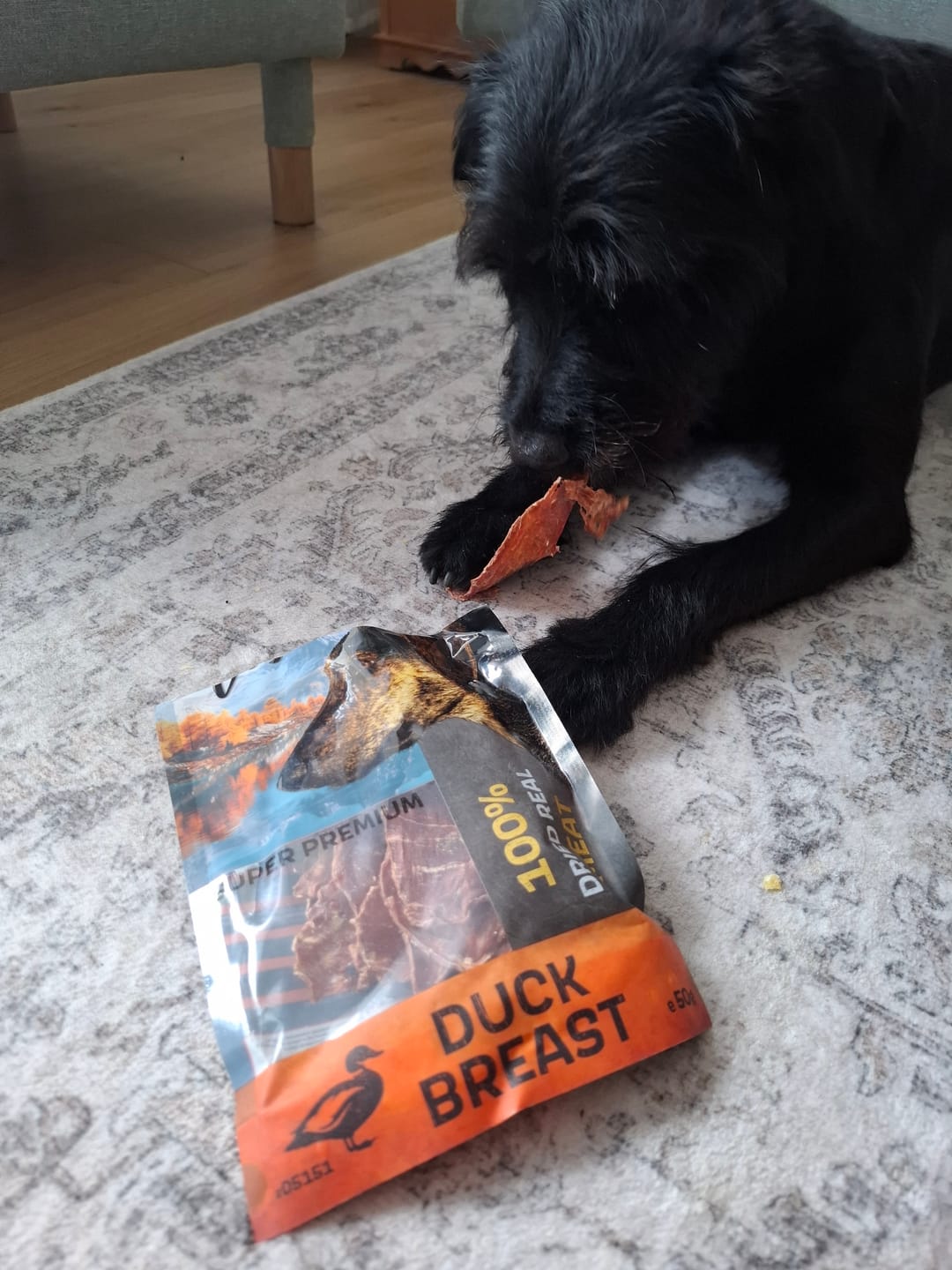 Customer photo review of KIDDOG SUPER PREMIUM 100% Rinderzunge, dünne Scheiben
