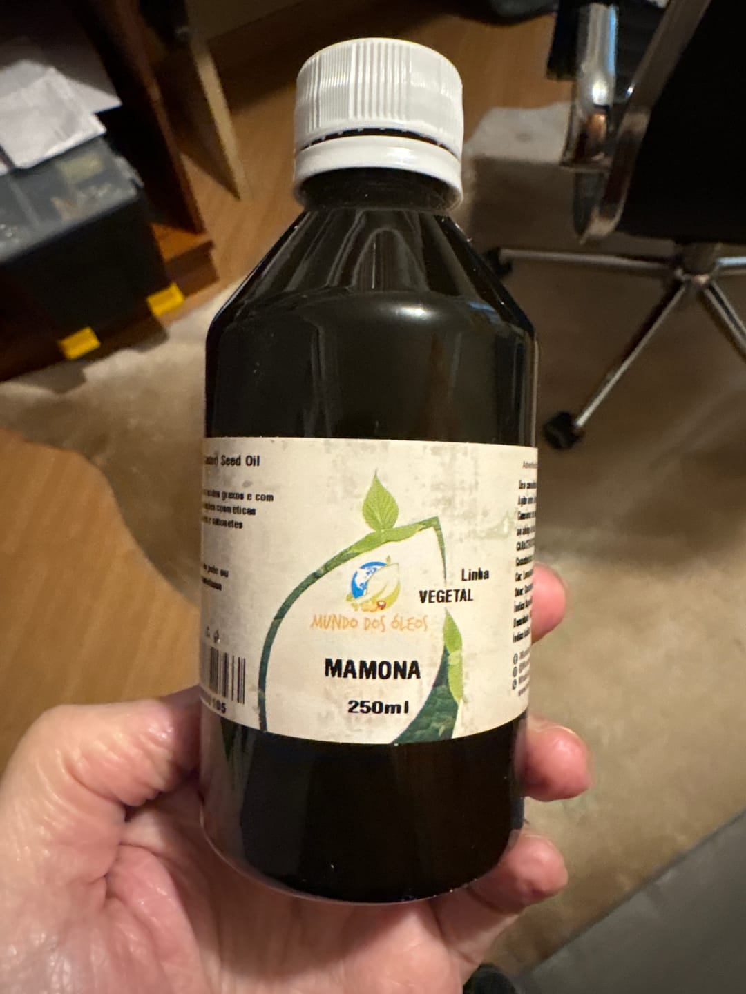 Customer photo review of Óleo de Mamona (Ricino)