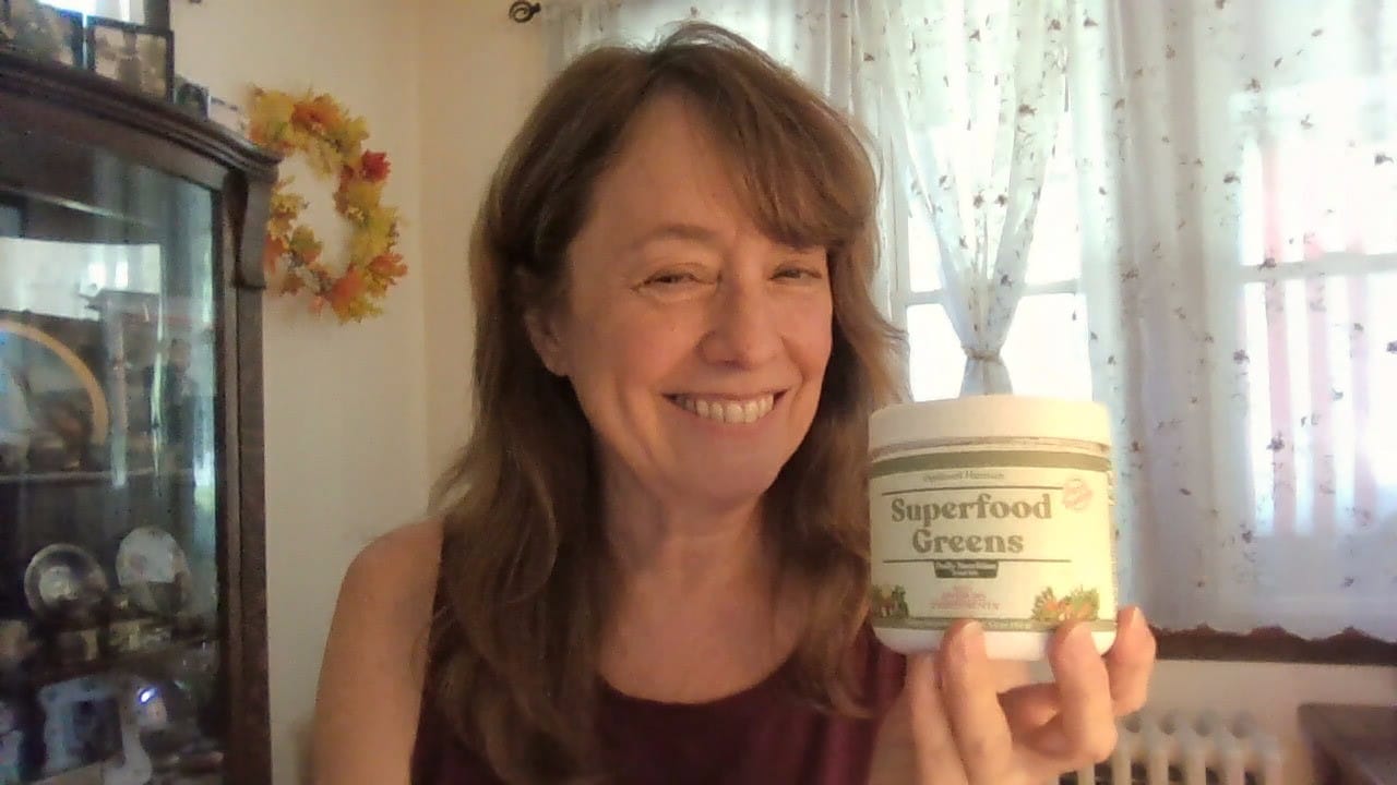 Customer photo review of Optimal Human - Superfood Greens (6.28 oz) (30 Servings)