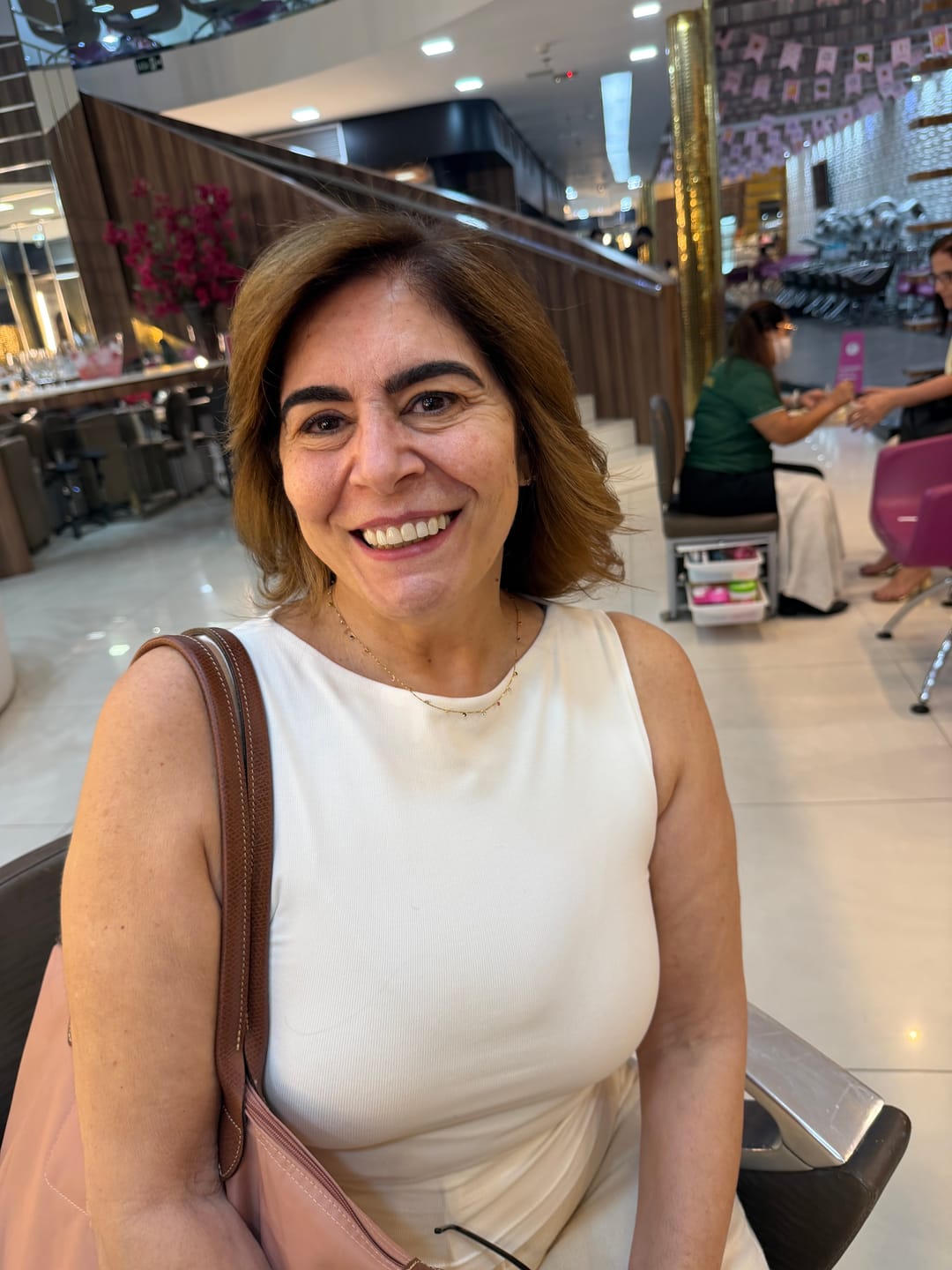 Customer photo review of Regata Peônia Off White