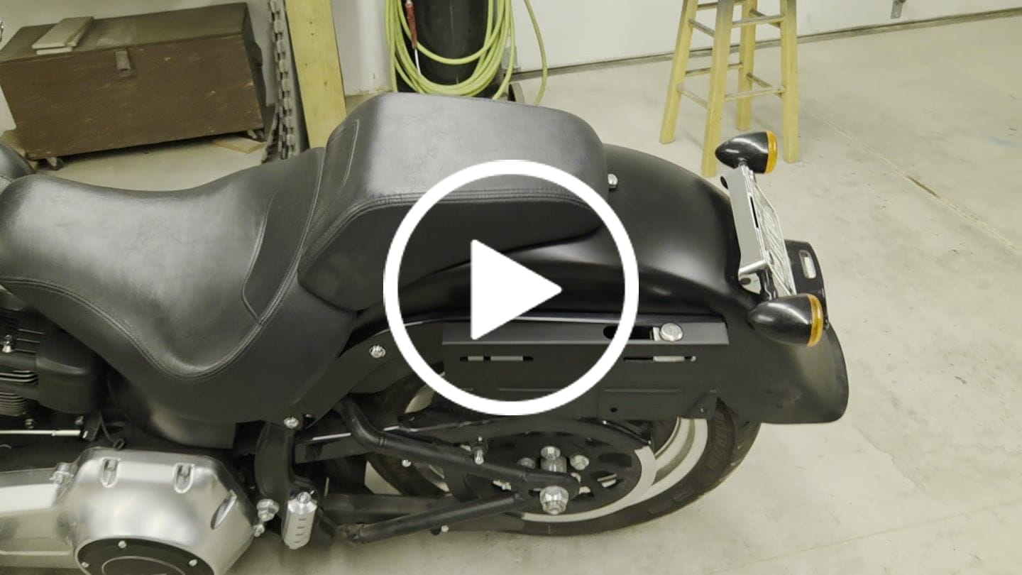 Customer video review of Viking Saddlebags Quick Disconnect System For Harley Davidson Softail