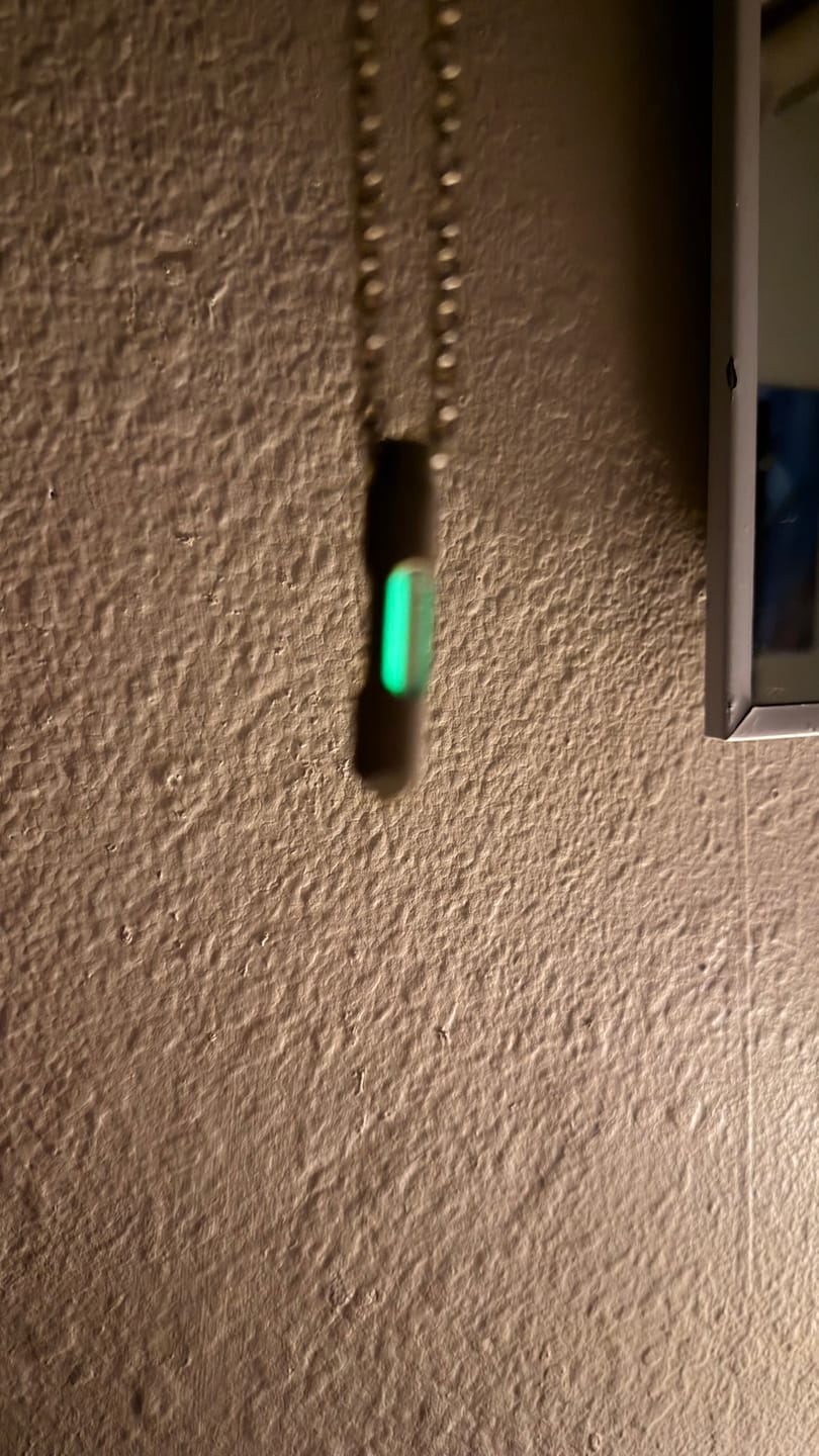 Customer photo review of The Knurled Edition Glow Fob