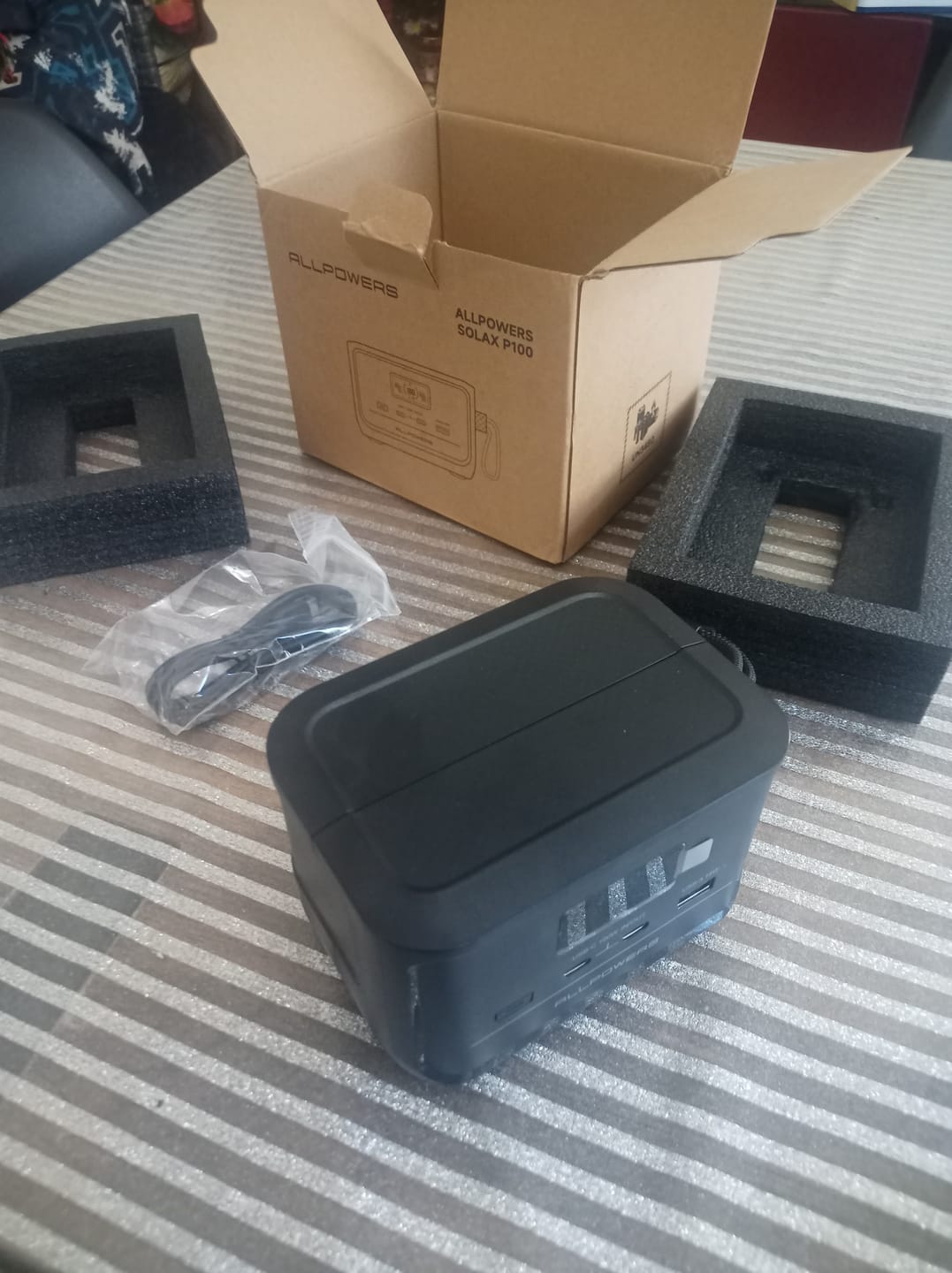 Customer photo review of ALLPOWERS DC Générateur Solaire SOLAX P100 avec PV60W