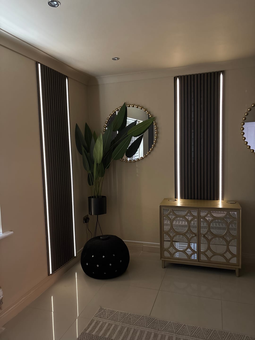 Customer photo review of Premium LED light kit 4 x 240cm LED Light Strips