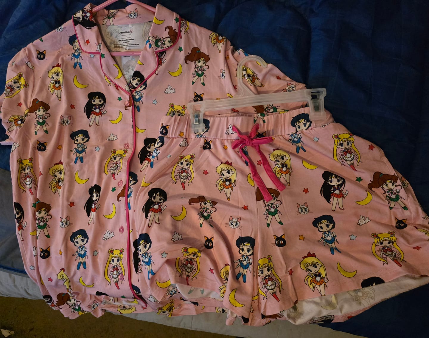 Customer photo review of Magical Sailor Scouts Women's Short Pajama Set