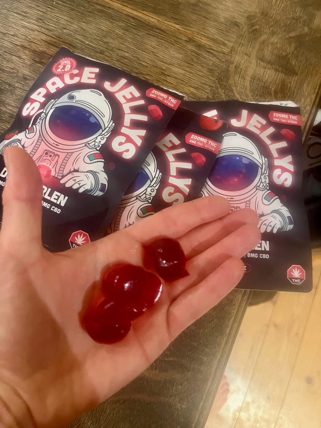Customer photo review of THC Spacejellies 2.0 Vollspektrum