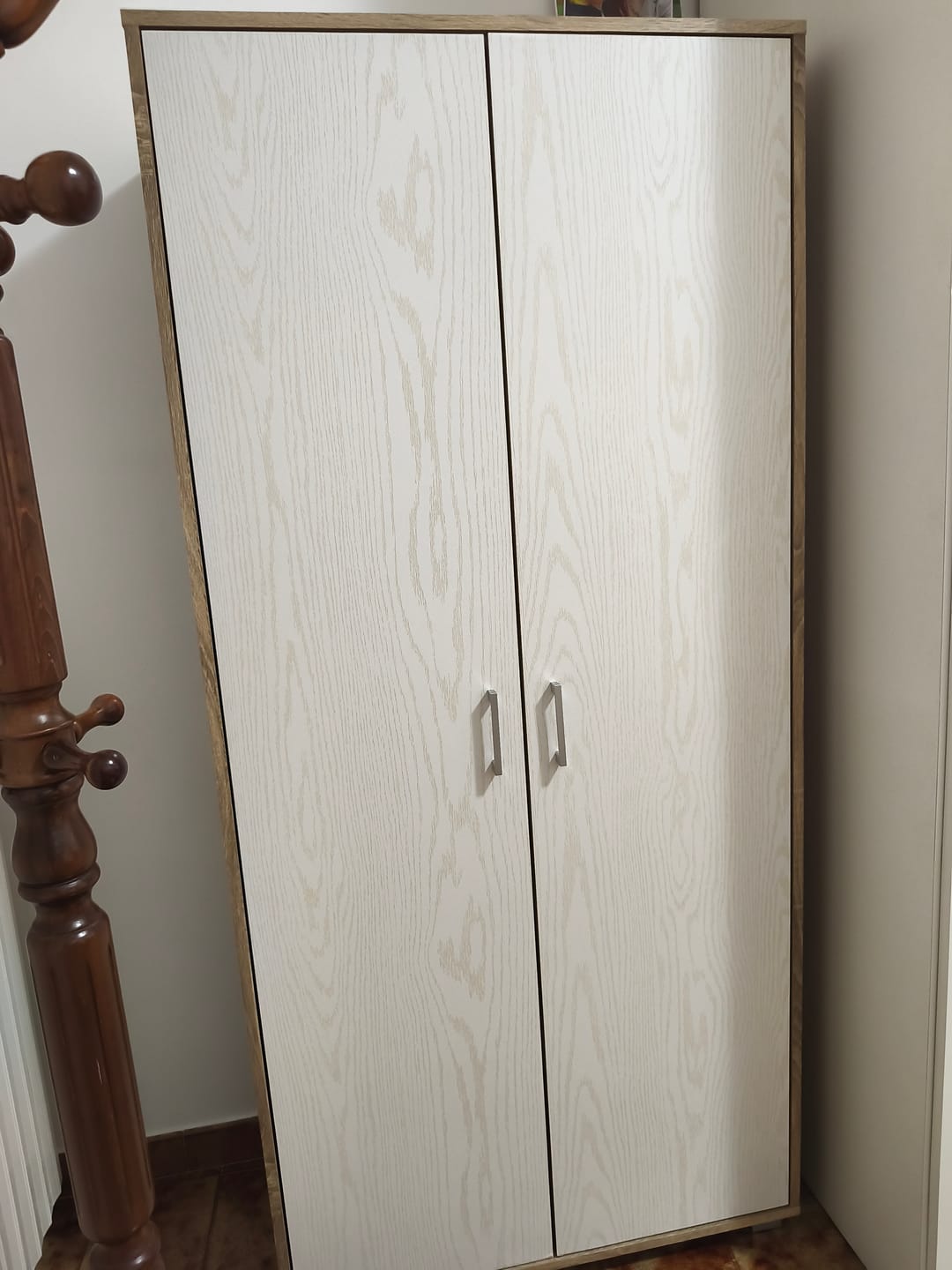 Customer photo review of Mobile Scarpiera Alta Mars4 con 6 Piani in Rovere Nordico e Bianco Alpes o Rovere