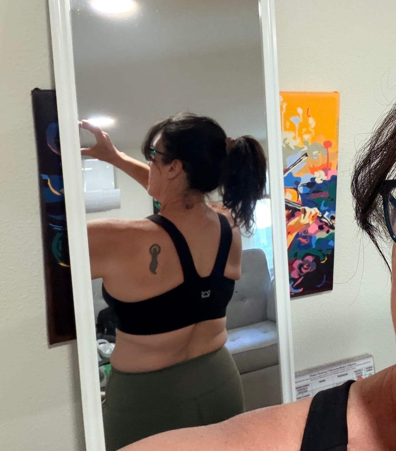 Customer photo review of DAYDREAM Square Neck Sports Bra