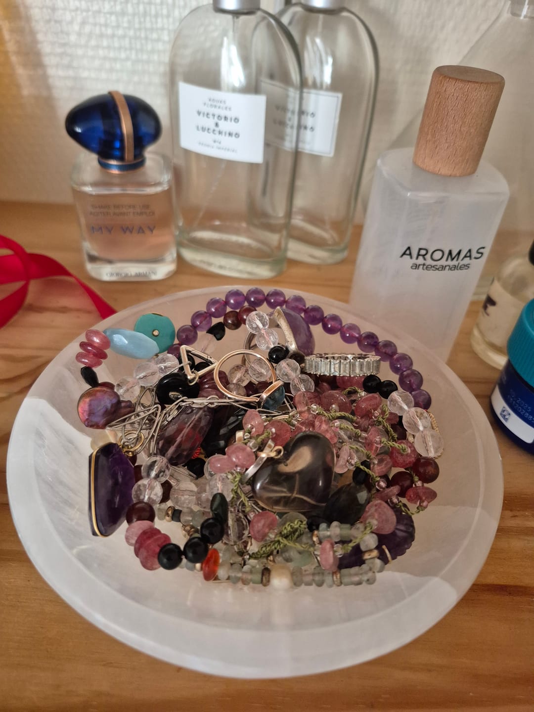 Customer photo review of Bol de Selenita Redondo | Bienestar - Tranquilidad
