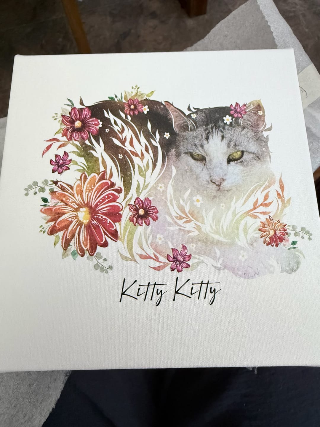 Customer photo review of Flowerpup Custom Pet Portrait (Humans too!)