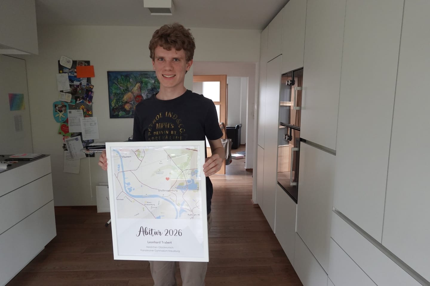 Customer photo review of Geschenk zum Abitur - Personalisiertes Poster