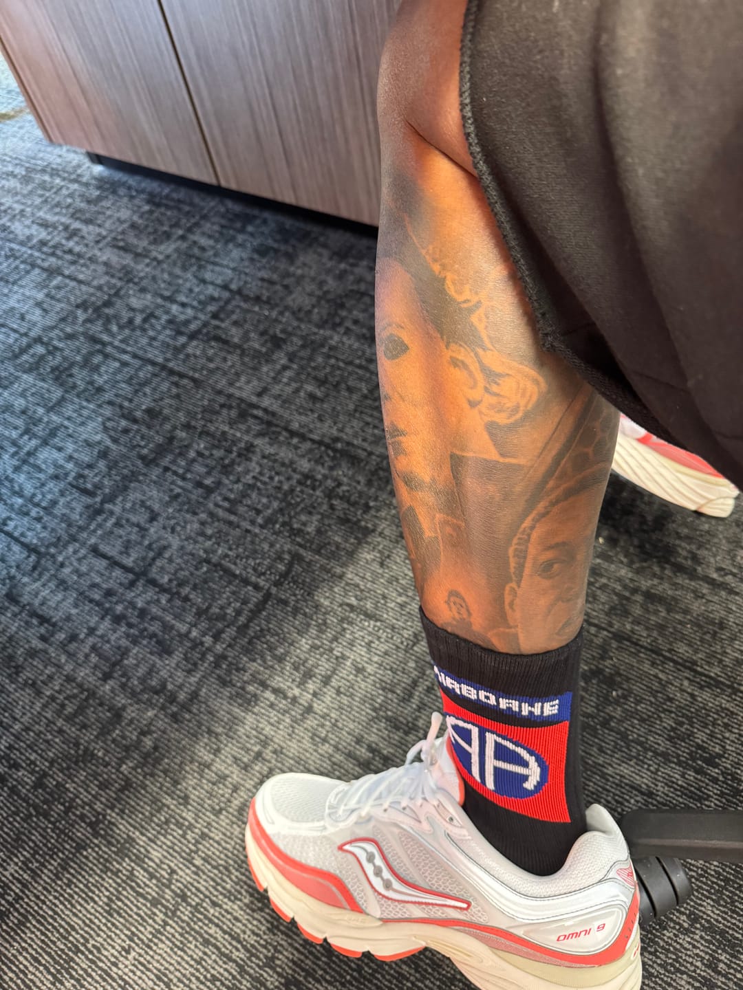 Customer photo review of SickFit Mil Socks- 101st Airborne Division