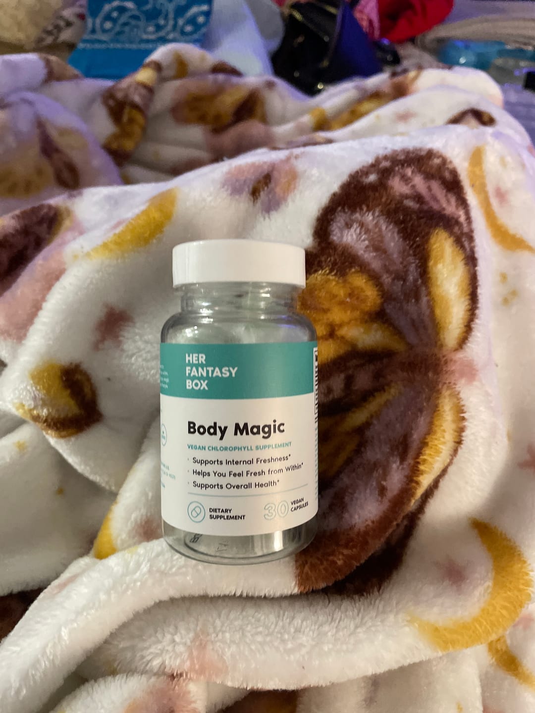 Customer photo review of Body Magic Chlorophyll Pill - For Body Odor, Detox & Skin