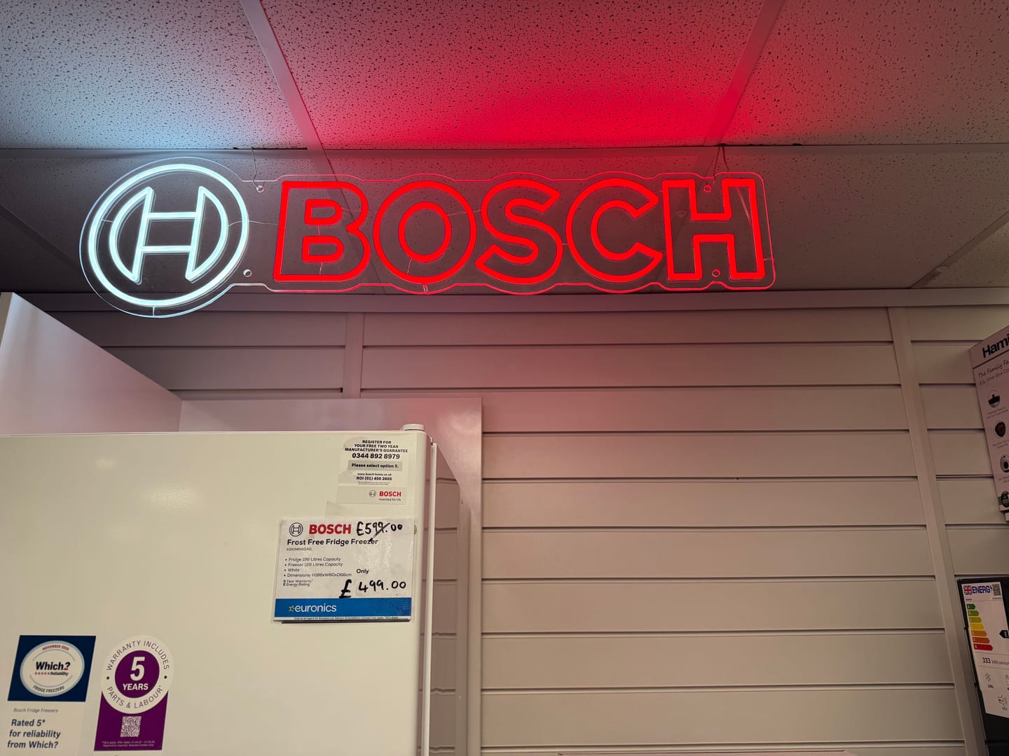 Customer photo review of Custom Sign: BOSCH